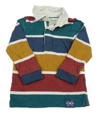 Barevné pruhované polo triko Nutmeg