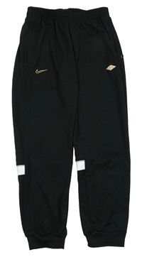 Černé sportovní funkční tepláky s logem Nike