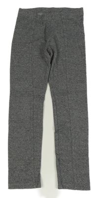 Tmavosivé melírované tregíny H&M