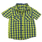 Modro-zelená kostoovaná košile Dopodopo