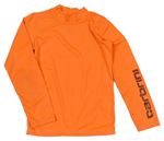 Neonově oranžové sportovní funkční triko Carbrini
