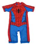 Modro-červený UV overal s pavoukem - Spider-man MARVEL