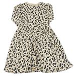 Světlerůžové bavlněné šaty s leopardím vzorem George