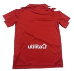 Červené funkčné športové tričko s logom zn. hummel