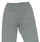 Sivé podšité plátenné nohavice zn. F&F