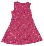 Ružové šaty s papoušky zn. Mountain Warehouse