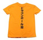 Oranžové športové tričko s DragonBall zn. Primark