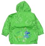 Zelená nepromokavá bunda s nápismi a kapucňou zn. Step in