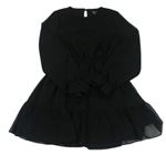 Černé šifonové šaty New Look