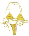 Dámské žluté dvoudílné plavky 