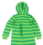 Zelená pruhovaná bavlnená kombinéza s Tomíkem a kapucňou zn. bhs