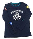 Tmavomodré triko s potiskem Harry Potter M&S