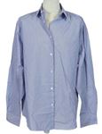 Pánská modro-bílá proužkovaná košile George vel. 18,5