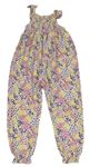 Barevný květovaný lehký kalhotový overal Primark