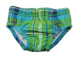 Zeleno-modré kostkované plenkové plavky John Lewis