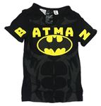 Černé tričko s netopýrem - Batman H&M