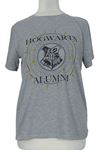 Dámské šedé tričko s potiskem Harry Potter Primark