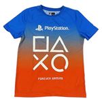 Modro-oranžové tričko PlayStation F&F