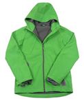 Zelená softshelová bunda s kapucí Y.F.K.