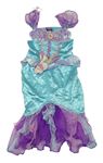 Kostým - Modro-fialové šaty - Ariel George