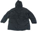 Černá šusdťáková zimní bunda s kapucí