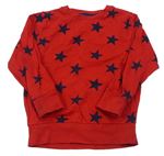Červené pyžamové triko s hvězdami Next