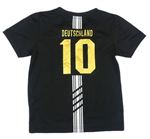 Čierne športové tričko s číslem - Deutschland