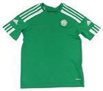 Zelené fotbalové funkční tričko - Celtic Adidas