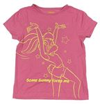 Růžové tričko s králíkem Primark