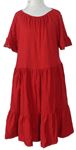 Dámské červené bavlněné šaty Next 