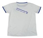 Bielo-modré športové tričko s nápisom zn. Nath