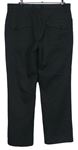 Pánske sivo-čierne prúžkované spoločenské nohavice zn. Next vel. 38R