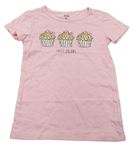 Růžová noční košile s cupcakes Sinsay