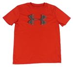 Červené sportovní funčkní tričko Under Armour
