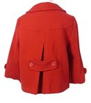 Dámsky červený vlnený krátky kabát zn. Atmosphere