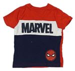 Červeno-tmavomodré tričko se Spider-manem Marvel