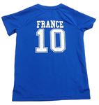 Modré sportovní tričko - Francie zn. Tu
