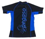 Čierno-modré UV tričko s logom zn. Pegaso