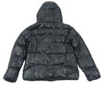 Čierna šušťáková zimná bunda s kapucňou zn. M&Co