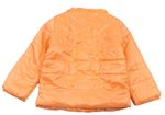 Oranžová šušťáková prechodná bunda