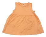 Meruňkové bavlněné šaty F&F