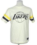 Pánksé smetanové basketbalové tričko s logem Primark 