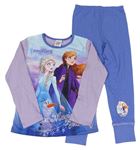 Lila-modré pyžamo s Frozen Disney