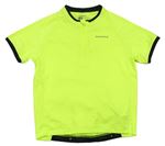 Neonově zelené cyklistické tričko Pinnacle 