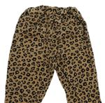Béžové elastické manšestráky s leopardím vzorom zn. H&M