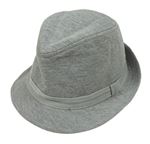 Šedý melírovaný klobouk 