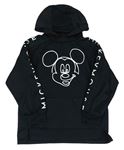 Černá mikina s Mickeym a kapucí Zara