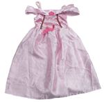 Kostým - Růžové šaty s mašlí