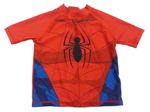Červené UV tričko s pavoukem - Spiderman