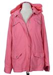 Dámská růžová šusťáková jarní bunda s kapucí M&S